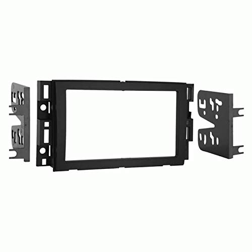 Carxtc Double Din Install Car Stereo Dash Kit for a Aftermarket Radio Fits 2007-2013 Chevy Avalanche and Silverado Trim Bezel is Black