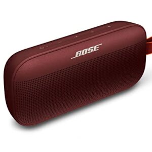 Bose SoundLink Flex Bluetooth Portable Speaker, Wireless Waterproof Speaker for Outdoor Travel -Carmine Red