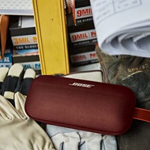 Bose SoundLink Flex Bluetooth Portable Speaker, Wireless Waterproof Speaker for Outdoor Travel -Carmine Red