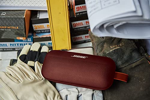 Bose SoundLink Flex Bluetooth Portable Speaker, Wireless Waterproof Speaker for Outdoor Travel -Carmine Red