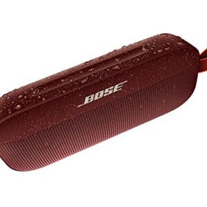 Bose SoundLink Flex Bluetooth Portable Speaker, Wireless Waterproof Speaker for Outdoor Travel -Carmine Red