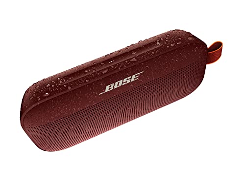 Bose SoundLink Flex Bluetooth Portable Speaker, Wireless Waterproof Speaker for Outdoor Travel -Carmine Red