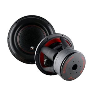 audiopipe txx-bdc4-12d 12 inch 2,200 watt high performance powerful dual 2 ohm dvc vehicle car audio subwoofer speaker system, black