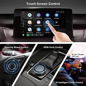 Velany Store Wireless Carplay AI Box, Carplay Adapter, Andriod Auto Suitable for Any car Model, 2G+32G, GPS Navigation, Bluetooth 5.0,FM, Music, Video,Fast Connection