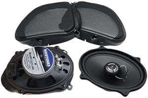 hogtunes 3572-aa 5″x7″ replacement front speakers for road glide®