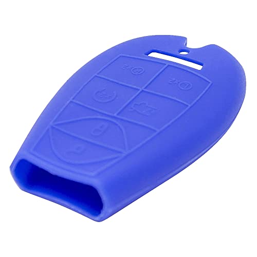 Keyless2Go Replacement for New Silicone Cover Protective Cases for Key Fobiks with FCC M3N5WY783X IYZ-C01C - Blue - (2 Pack)