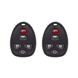 haruma replacement keyless entry remote control key fob for gmc 07-14 acadia yukon for buick 08-11 enclave lucerne for chevrolet 07-14 tahoe suburban （ouc60270 ouc60221）