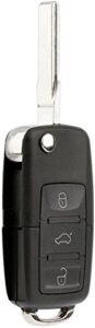 keylessoption keyless entry remote control car flip key fob replacement for hlo1j0959753am, hlo1j0959753dc