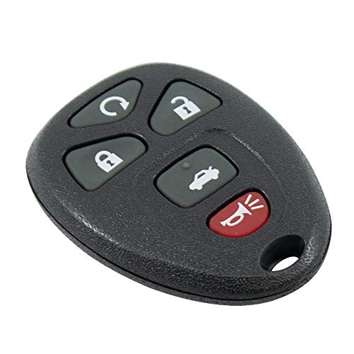 Keyless2Go Replacement for 2 New Keyless Entry Remote Start Car Key Fob for 22733524 KOBGT04A Malibu Cobalt G5 G6 Grand Prix Lacrosse Allure