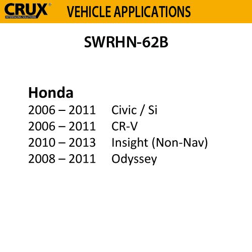 CRUX SWRHN-62B Radio Replacement Interface (for Select Honda Vehicles)