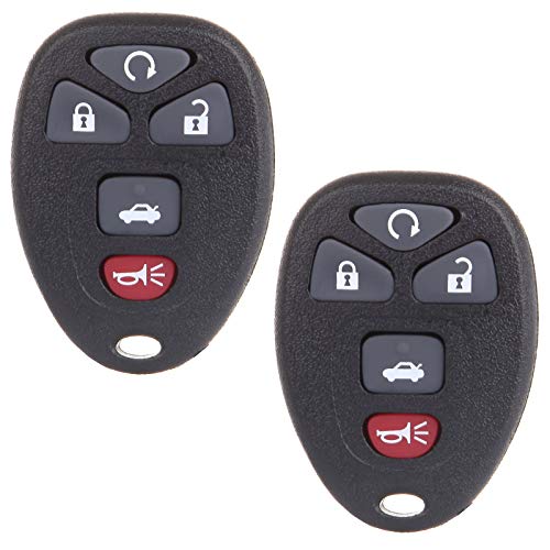 Keyless Entry Remote Start Car Key Fob for 22733524 KOBGT04A Malibu Cobalt G5 G6 Grand Prix Lacrosse Allure 5 Button key clicker