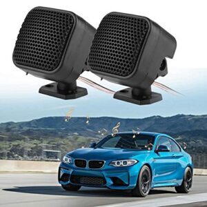 Stereo Tweeters, 2pcs Loud Tweeter Car Speakers, 500W Car Audio Tweeters, Small Square Tweeters for Car Audio