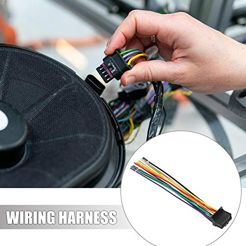 X AUTOHAUX Car Stereo CD Player Wiring Harness Wire Radio Adapter Install Plug 16 Pins for Pioneer 2003