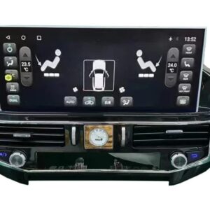 12.3” Android Car Radio Navigation Multimedia Auto Head Unit Monitor with Clock, for Land Cruiser LC200 2008-2015 Original car with Screen Version