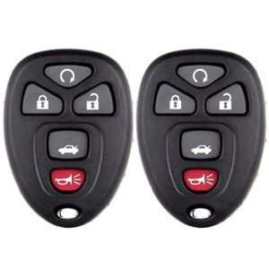 scitoo replacement for 2x5 button key fob keyless entry remote fob case for 04-16 for buick lacrosse for chevy for malibu for pontiac g6 series kobfor gt04a