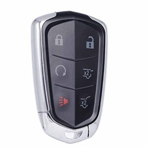 key fob replacement compatible for cadillac escalade 2015 2016 2017 2018 2019 2020 escalade esv 2015-2020 proximity smart keyless entry remote control remote start 13594028 hyq2ab 13580812 315mhz