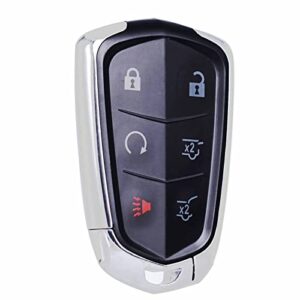 Key Fob Replacement Compatible for Cadillac Escalade 2015 2016 2017 2018 2019 2020 Escalade ESV 2015-2020 Proximity Smart Keyless Entry Remote Control Remote Start 13594028 HYQ2AB 13580812 315Mhz