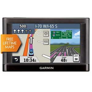 Garmin Nuvi 55LM 5" Touchscreen Car Sat Navigation GPS w/Lifetime Maps 0119-801 (Renewed)