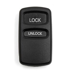 uxcell new 2 buttons key shell keyless entry remote case replacement mr587983 for mitsubishi gallant lancer pajero triton