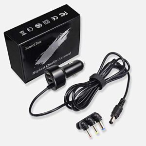 FouceClaus 12V Portable DVD Player Car Charger for RCA, Philips, DBPOWER, Sylvania, APEMAN DVD Player, Replacement Car Adapter for Snailax Massage seat Cushion SL-262M SL-126 SL-262P (6.6Ft Cord)