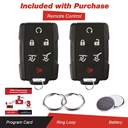 2 New 6 Button Keyless Entry Remote Fob for M3N-32337100 6BTN