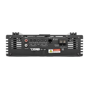 DS18 GFX-1.4K1 Car Audio Amplifier 1-Channel Class D Full-Range Monoblock 1400 Watts Rms 1-Ohm - Compact Design Easy Installation - Powerful Amp for Vehicle Sound Systems
