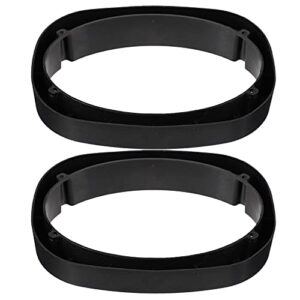 milisten 2 pcs speaker adapter spacer ring black replacement audio washer ring for car audio speaker accessories