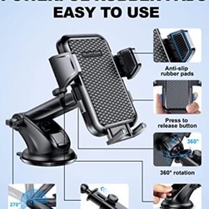 GUANDA TECHNOLOGIES CO., LTD. Car Phone Holder with Strong Suction Cup and Car Phone Mount Vent Clip