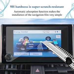 SKTU 2023 Toyota RAV4 Screen Protector 2023 RAV4 Screen Protector 8 Inch Navigation Display Tempered Glass Toyota RAV4 2023 Screen Protector 9H Hardness HD Clear Toyota RAV4 2023 Accessories 2023 Toyota RAV4 8'' GPS Touch Screen Protector for Toyota RAV4