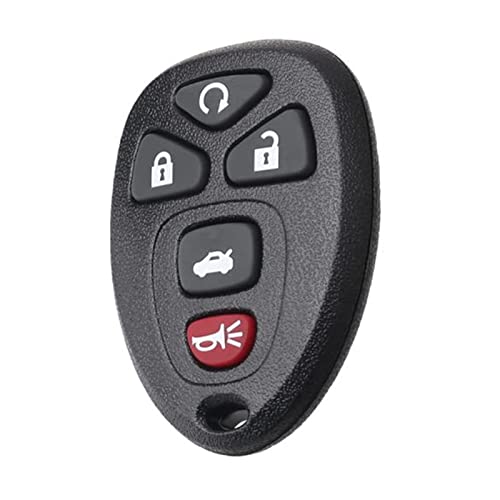 BestKeys Replacement For 2005-2008 Pontiac Grand Prix Keyless Entry 5 Button Replacement Key Fob