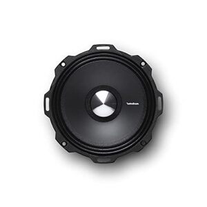 Rockford Fosgate PPS4-6 6.5" 800W 4-Ohm Impedance Mid-Range Car Speakers 4 Pack with Fiber Reinforced Paper Cone and Stamp Cast Aluminum Frame