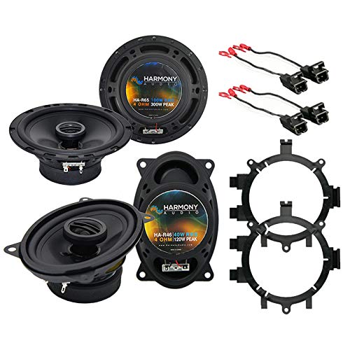 Harmony Audio R5 R46 Compatible with Chevy Silverado Pickup 1999-2006 Factory Speaker Upgrade