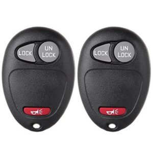 eccpp 2x key fob replacement for chevy colorado venture for gmc canyon for hummer h3 h3t for isuzu i-280 i-290 i-350 i-370 l2c0007t 9364556-4575 10335582-315mhz