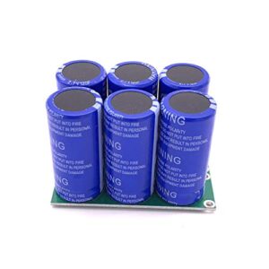 caralin 6pieces 2.7v 120f super farad capacitor double row with protection board 16v 20f