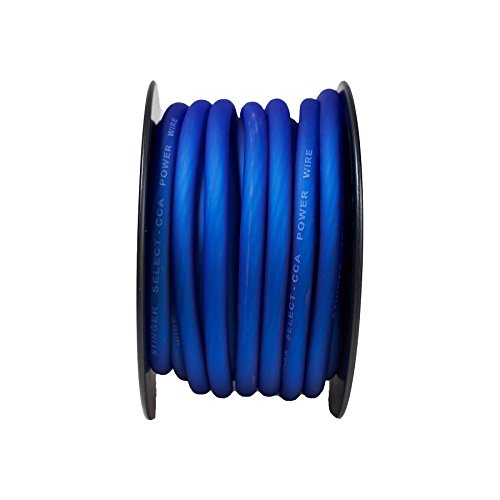 Stinger SSVLP0BL 1/0Ga Matte Blue Power Wire 50'