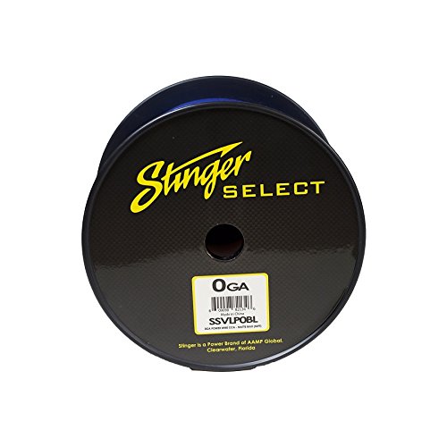 Stinger SSVLP0BL 1/0Ga Matte Blue Power Wire 50'