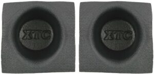 install bay speaker baffle 5 inch to 5 1/4 inch round pair – vxt55