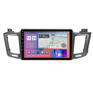 car radio stereo for toyota rav4 2013-2018, biorunn android 11 10.1 inch octa core car gps navi wireless carplay android auto head unit ips touchscreen bt fm am rds dsp, 4gb ram 64gb rom