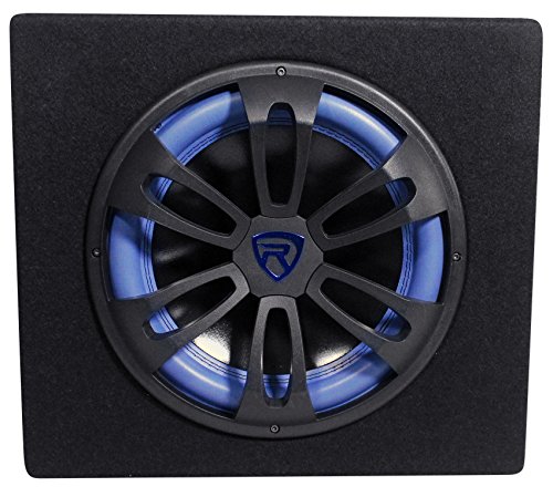 Rockville RVB12.1A 12 Inch 500W Active Powered Car Subwoofer+Sub Enclosure Box