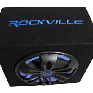 Rockville RVB12.1A 12 Inch 500W Active Powered Car Subwoofer+Sub Enclosure Box