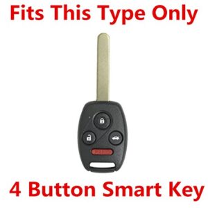 Rpkey Leather Keyless Entry Remote Control Key Fob Cover Case protector For Accord Accord Crosstour CR-V Civic Element Pilot OUCG8D-380H-A N5F-S0084A N5F-A05TAA