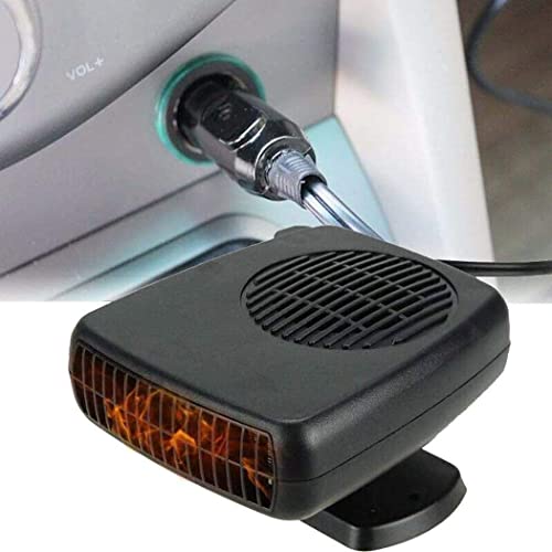 Car Heater 12V - Fast Heating Defrost Defogger with Ergonomic Handle, 2 in1 Fast Heating & Cooling Fan, Outlet Plug in Cigarette Lighte, Automobile Windscreen Fan for All Cars Portable