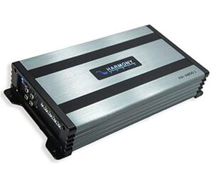 harmony audio ha-a800.1 car stereo class d amp mono 1600 watt subwoofer amplifier – 1 ohm stable – includes bass remote