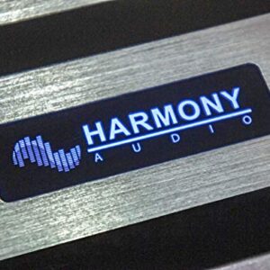 Harmony Audio HA-A800.1 Car Stereo Class D Amp Mono 1600 Watt Subwoofer Amplifier - 1 Ohm Stable - Includes Bass Remote