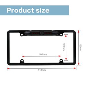 AOCISKA License Plate Frame Backup Camera, Rear View Camera with 8 LED, 170° Viewing Angle Night Vision Car Camera,Waterproof Backup Camera Vehicle Universal for Car,SUV,Truck