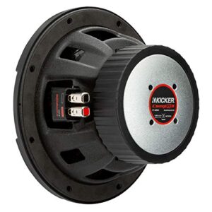 KICKER CompR 8"(20cm) Subwoofer, DVC, 4-ohm, RoHS Compliant