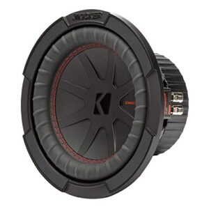 KICKER CompR 8"(20cm) Subwoofer, DVC, 4-ohm, RoHS Compliant