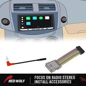 RED WOLF Car Stereo Factory USB Wire Adapter Retention Cable Wire Harness Connector Retain OEM USB Port for Subaru Outback 2012-2014, Infiniti G37/G35 2007-2013 Install on Aftermarket Radio Headunit