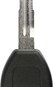 KeylessOption Replacement Chip Transponder Blank Car Ignition Key Blade for Honda Acura HD106PT