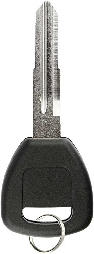 KeylessOption Replacement Chip Transponder Blank Car Ignition Key Blade for Honda Acura HD106PT